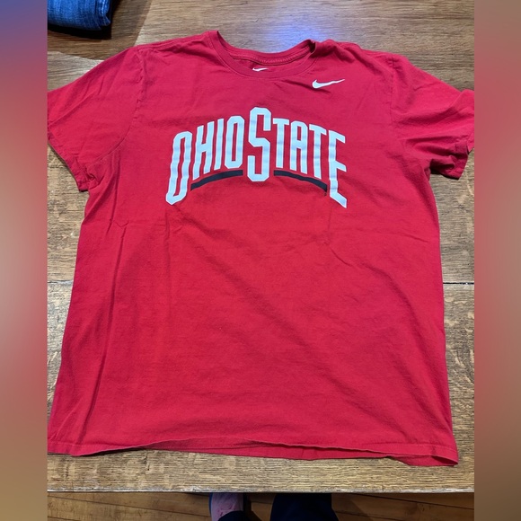 Nike Tops - Nike OHIO state size XL tshirt red athletic fit‎